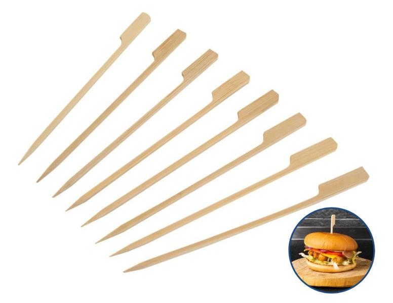 Imagem de 3500 un espetos bambu golf 9 cm petiscos gourmet decorativo