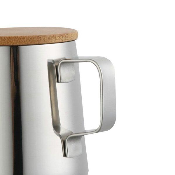 Imagem de 350ml Espresso Pot Madeira Tampa Pitcher