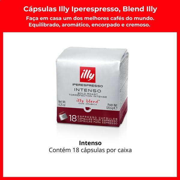 Imagem de 36 Cápsulas Illy Iperespresso, Café Illy Blend, Intenso