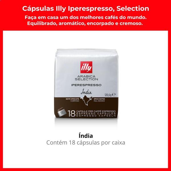 Imagem de 36 Cápsulas Illy Iperespresso, Café Selection, India