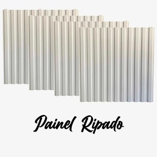 Imagem de 36 Placas 3D Pvc Painel Ripado Revestimento De Parede 50X50