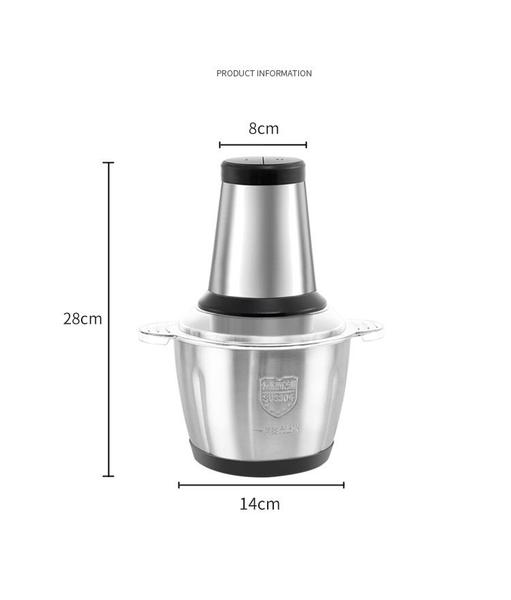 Imagem de 3L Picador De Alimentos Moedor De Carne Mixer Elétrica Processador Cozinha Casa Alho - 110v-