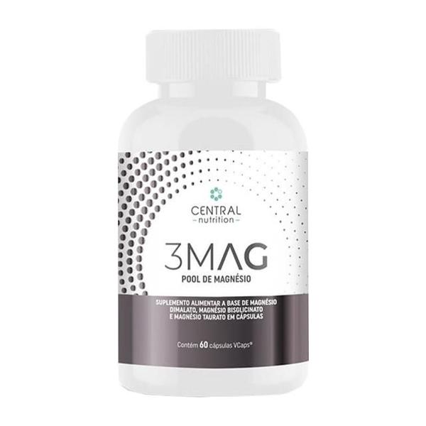 Imagem de 3mag - Pool De Magnesio - 60 Capsulas - Central Nutrition