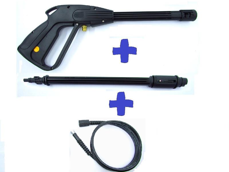 Imagem de 3mt Mangueira Kit Pistola e Lança Wap Ousada Black 2200 Lavadora Alta Pressão