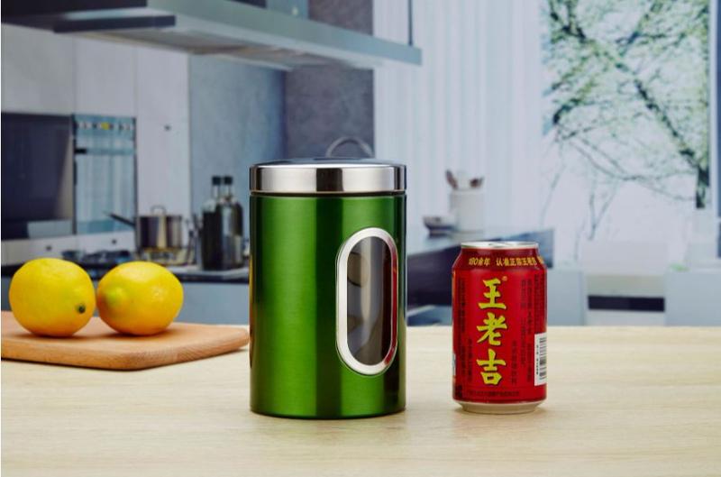 3Pcs Food Stoarge Jar /Set With Seal Cover Food Preservation Container Inoxidlessless Steel Kitchen Storage Box For Tea Rice Beans Garrafas, Jars & Boxes (verde) - HTTN Imagem de 3Pcs Food Stoarge Jar /Set With Seal Cover Food Preservation Container Inoxidlessless Steel Kitchen Storage Box For Tea Rice Beans Garrafas, Jars & Boxes (verde)