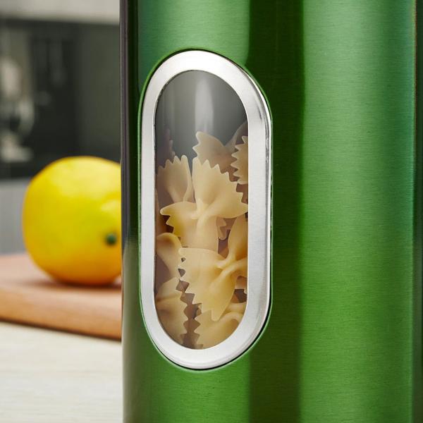3Pcs Food Stoarge Jar /Set With Seal Cover Food Preservation Container Inoxidlessless Steel Kitchen Storage Box For Tea Rice Beans Garrafas, Jars & Boxes (verde) - HTTN Imagem de 3Pcs Food Stoarge Jar /Set With Seal Cover Food Preservation Container Inoxidlessless Steel Kitchen Storage Box For Tea Rice Beans Garrafas, Jars & Boxes (verde)
