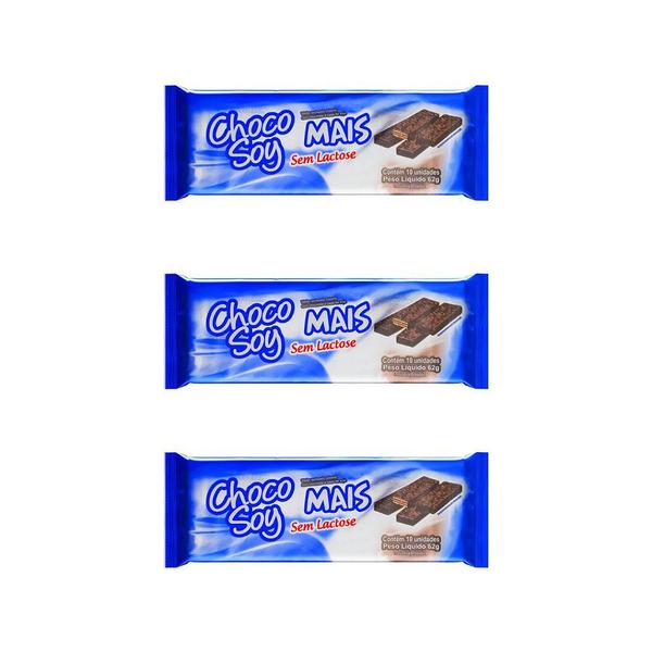 Imagem de 3uni Mais 62gr - Chocosoy