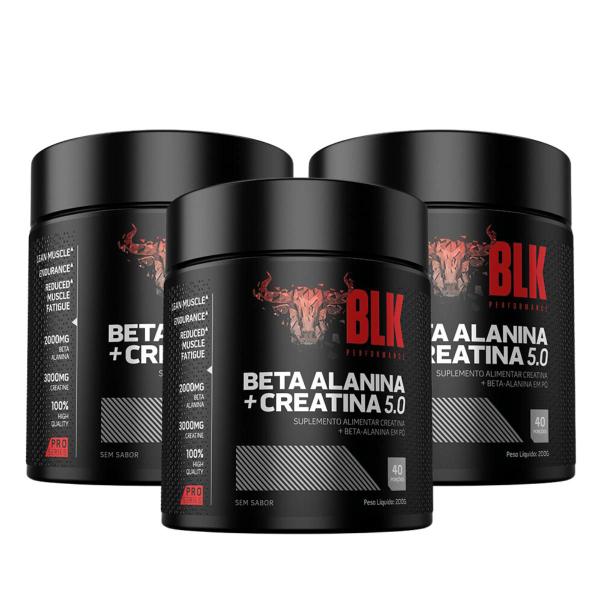 Imagem de 3x Beta Alanina + Creatina 5.0 Blk Performance 200g