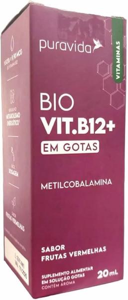 Imagem de 3x Bio B12 - Metilcobalamina - 20ml - Pura Vida