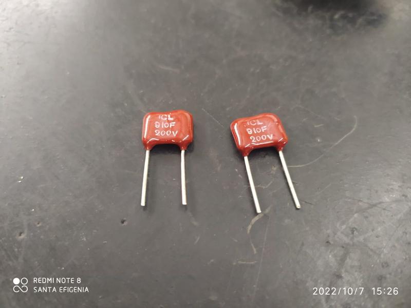 Imagem de 3x Capacitor Mica Prata 910pf/200v 5% Icl