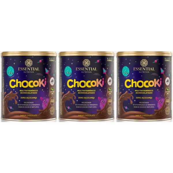 Imagem de 3x chocoki 300g - Essential Nutrition