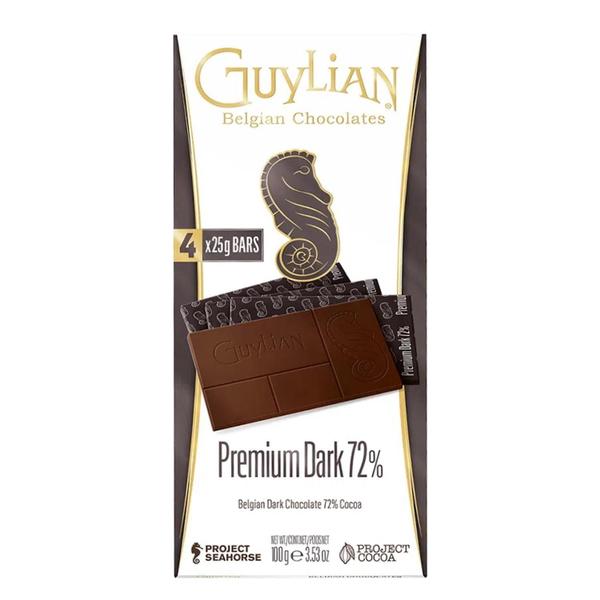 Imagem de 3X Chocolate Premium Dark 72% Guylian 100G