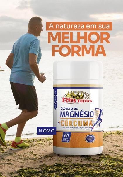 Imagem de 3x Cloreto de Magnésio com Cúrcuma 500mg 360cps