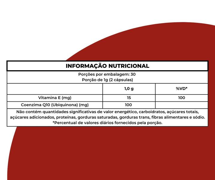 Imagem de 3x Coenzima Q10 100mg + Vitamina E- 60 cápsulas- Always Fit