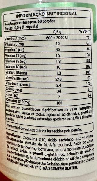 Imagem de 3x Coenzima Q10 - Coq10 + 3x Vitamina K2 - MK-7 - Nutrigenes