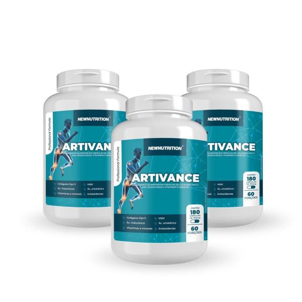 Imagem de 3X Colágeno Artivance 180 Cápsulas New Nutrition