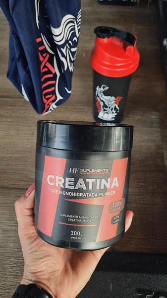 3x creatina em pó 3g pura hf suplements 300g Imagem de 3x creatina em pó 3g pura hf suplements 300g