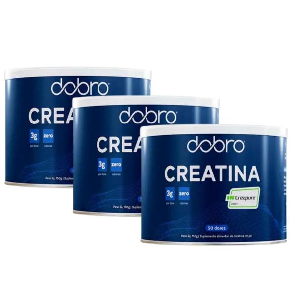 Imagem de 3x Creatina Monohidratada Creapure Dobro 150g