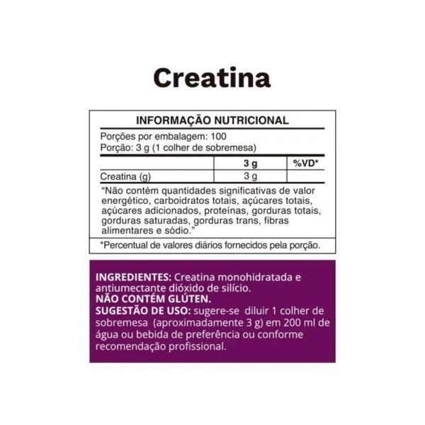 Imagem de 3x Creatina Monohidratada Ocean Drop 300g