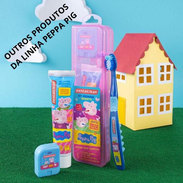 Imagem de 3X Escova De Dente Baby Peppa Pig 0-2 Anos Rosa Dentalclean