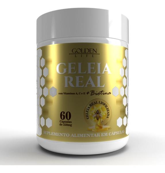 Imagem de 3x Geleia Real com Biotina- Vitaminas A ,C, E- 60 Cápsulas