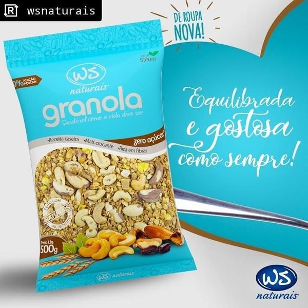 Imagem de 3x Granola Zero WS NATURAIS 500g