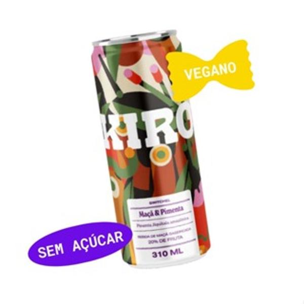 Imagem de 3x Kiro Bebida Gaseificada de Maçã e Pimenta 310ml