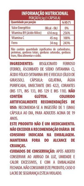 Imagem de 3x Multivitamínico Belt Ferro Com Vitamina C+Ácido Fólico