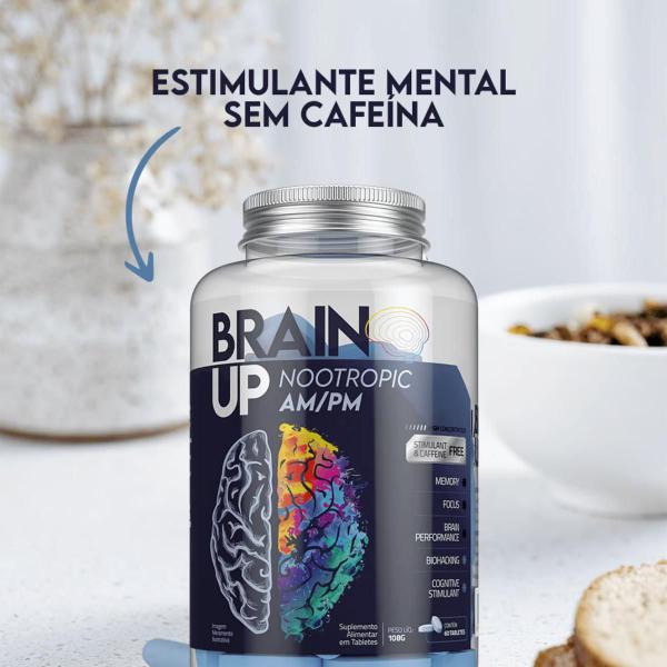 Imagem de 3x Nootrópico Brain Up Am/pm True Source 60 Tabletes