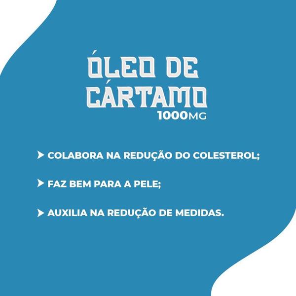 Imagem de 3x Óleo De Cártamo- 1000mg por Cápsula- 120 Caps. Global