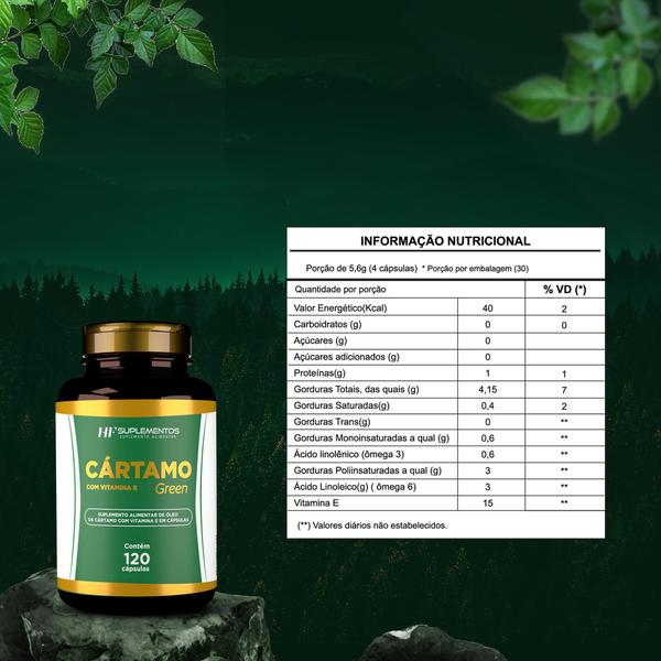 3X Óleo De Cártamo Com Vitamina E 120 Caps Hf Suplementos Imagem de 3X Óleo De Cártamo Com Vitamina E 120 Caps Hf Suplementos
