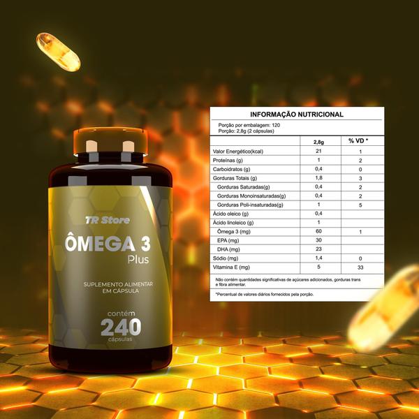 Imagem de 3X Omega 3 Plus Epa+Dha 240Caps Tr Store