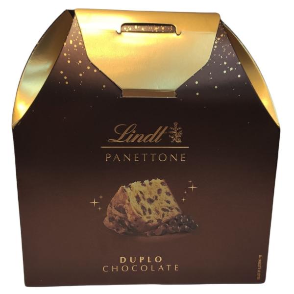 Imagem de 3x Panettone importado Duplo Chocolate Lindt 400g + Avelã