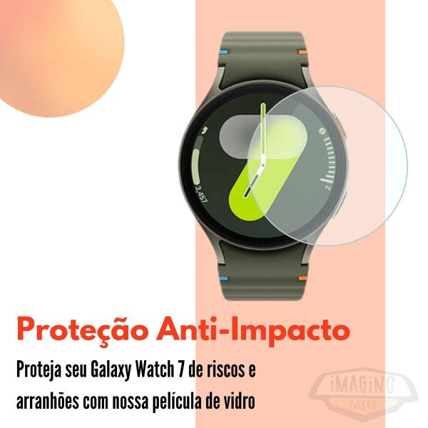 Imagem de 3x Película Vidro Proteção Total Para Galaxy Watch 7 40mm