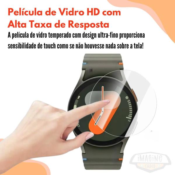 Imagem de 3x Película Vidro Proteção Total Para Galaxy Watch 7 44mm