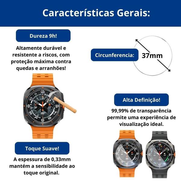 Imagem de 3X Películas Para Galaxy Watch Ultra 47Mm Sm-L705 2024