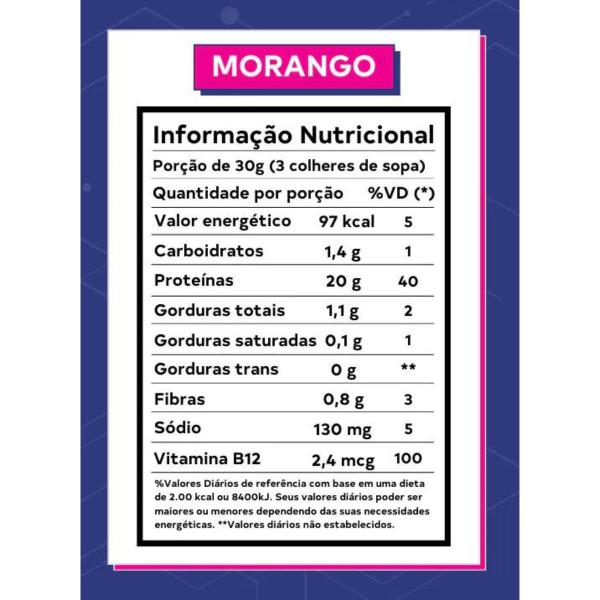 Imagem de 3x Proteina Vegana Prot Dobro Morango 450g