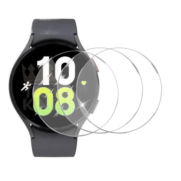 3x Protetor tela Vidro Anti risco compatível com Watch5 44 - Teck King Imagem de 3x Protetor tela Vidro Anti risco compatível com Watch5 44