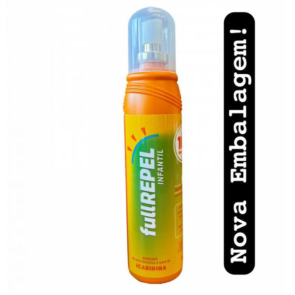 Imagem de 3x Repelente FullRepel Kids- 100ml C/ Icaridina- 10 Horas