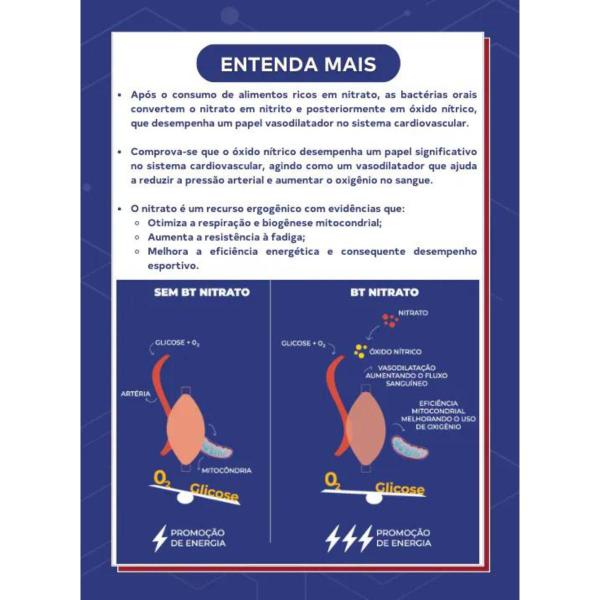 Imagem de 3x Sachê Bt Nitrato Dobro Açaí Com Taurina 10 unidades 30g