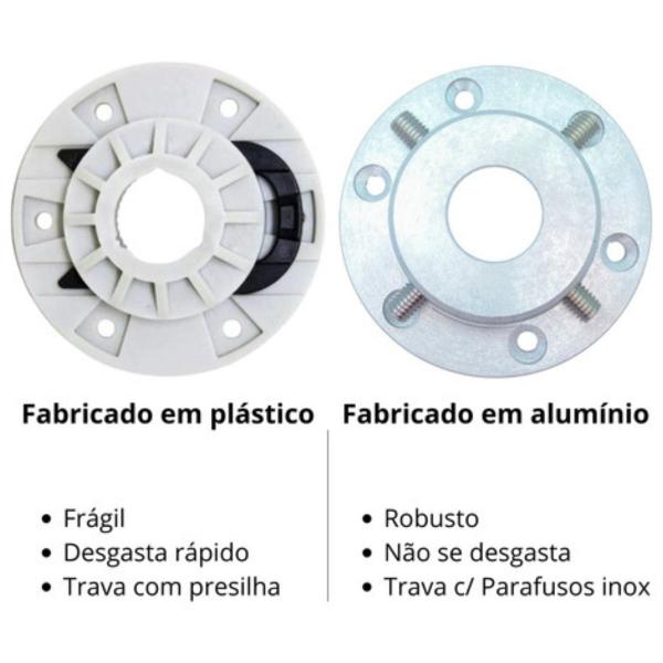 3x Suporte Cesto Alumínio Lavadora Brastemp Consul 15 E 16kg - SIMIL Imagem de 3x Suporte Cesto Alumínio Lavadora Brastemp Consul 15 E 16kg