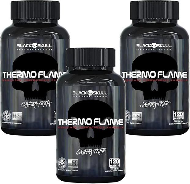 Imagem de 3x Thermo Flame (120 Tabs), Black Skull