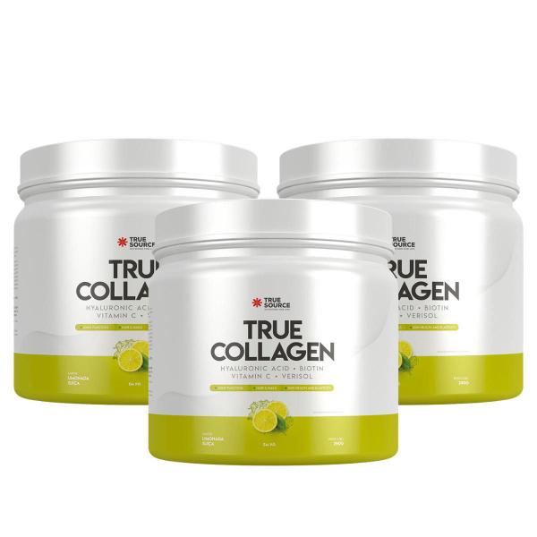 Imagem de 3x True Collagen Limonada Suiça True Source 390g