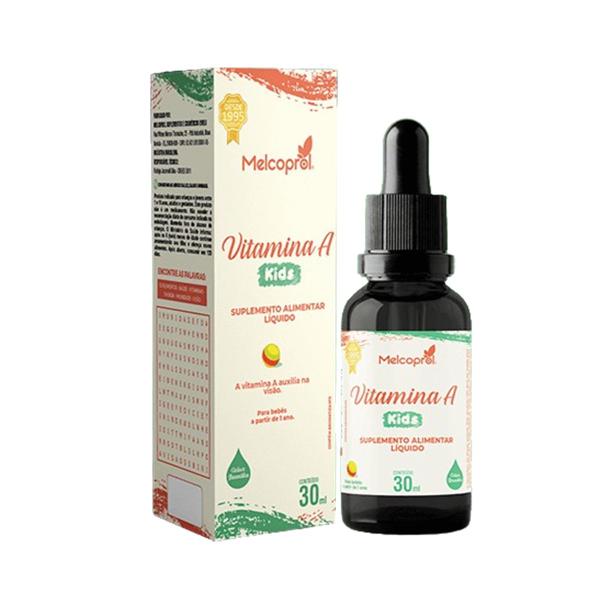 Imagem de 3x Vitamina A Kids 0,25 por Gota 30ml - Melcoprol