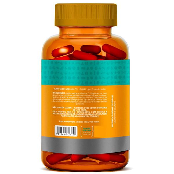 3x Vitamina C Z 60 Cápsulas - Uvits Imagem de 3x Vitamina C Z 60 Cápsulas - Uvits