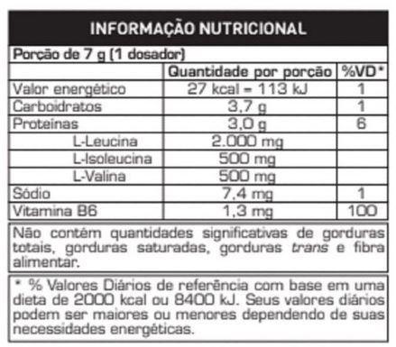 Imagem de 4:1:1 BCAA Drink (280g) - Sabor Limão