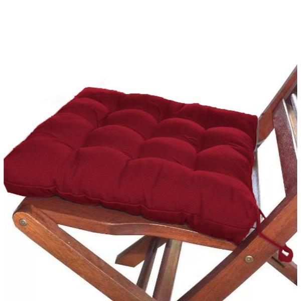 Imagem de 4 Assentos Para Cadeira Tecido Oxford 40x40cm Futon-macio