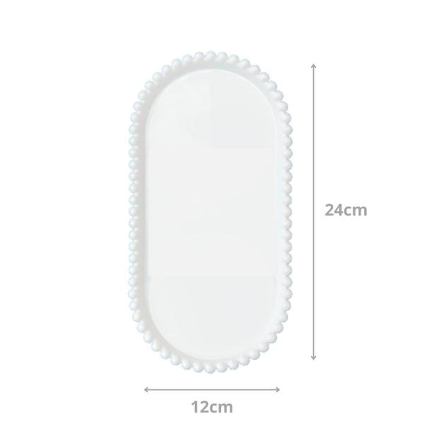 4 Bandejas Baby Oval Para Doces Festas Enfeites Decoração 24x12 - P.A Imagem de 4 Bandejas Baby Oval Para Doces Festas Enfeites Decoração 24x12