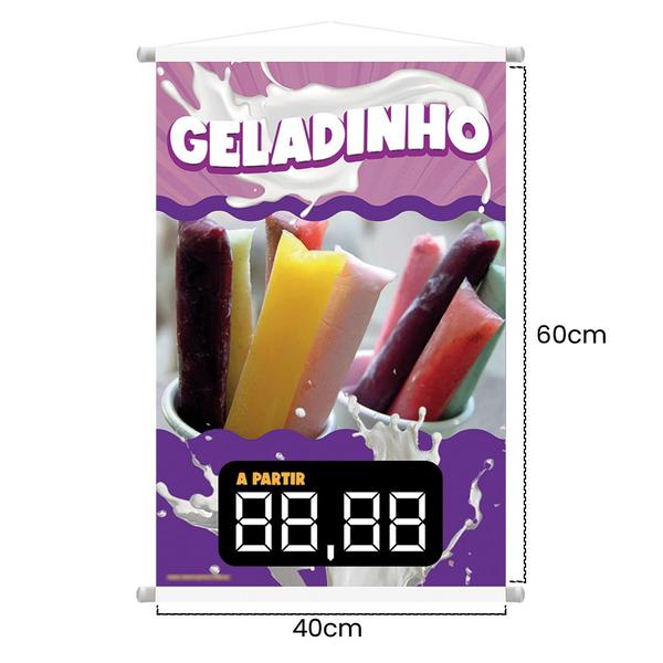 4 Banners Geladinho 40x60 Cm Preço Editável - Shop G Artes Imagem de 4 Banners Geladinho 40x60 Cm Preço Editável