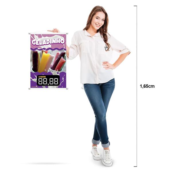 4 Banners Geladinho 40x60 Cm Preço Editável - Shop G Artes Imagem de 4 Banners Geladinho 40x60 Cm Preço Editável